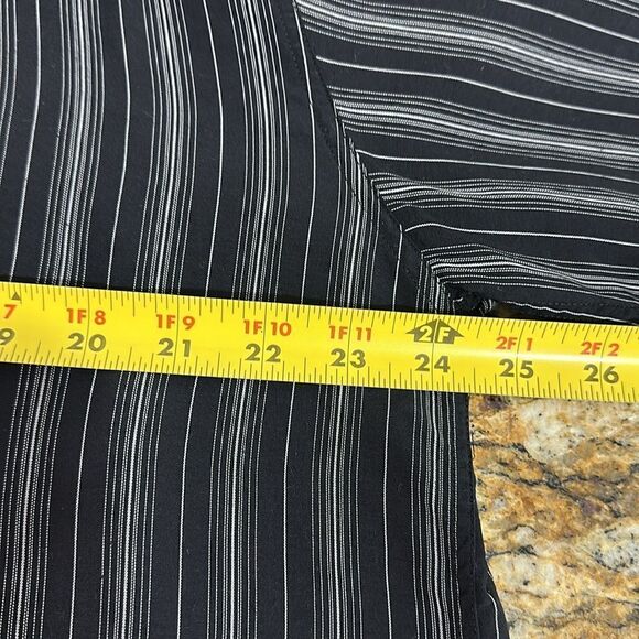 Sfarzo Milano Y2K Vintage Striped Long Sleeve Button Down Shirt Size L - Picture 9 of 10